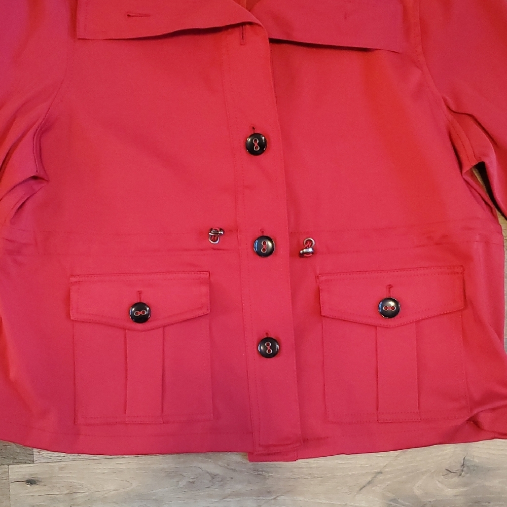 Ruby Rd. Womens Red Jacket - Picture 5 of 6